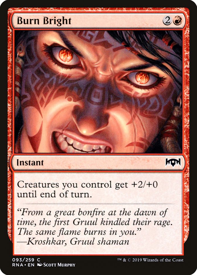 Burn Bright [Ravnica Allegiance] | Good Games Morley