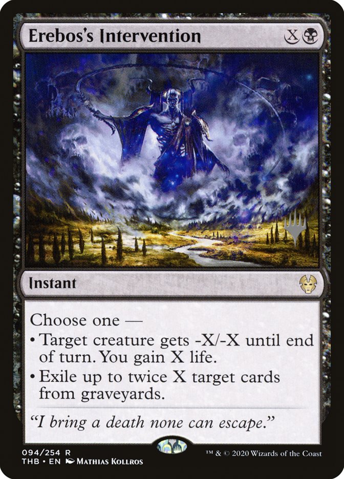 Erebos's Intervention (Promo Pack) [Theros Beyond Death Promos] | Good Games Morley