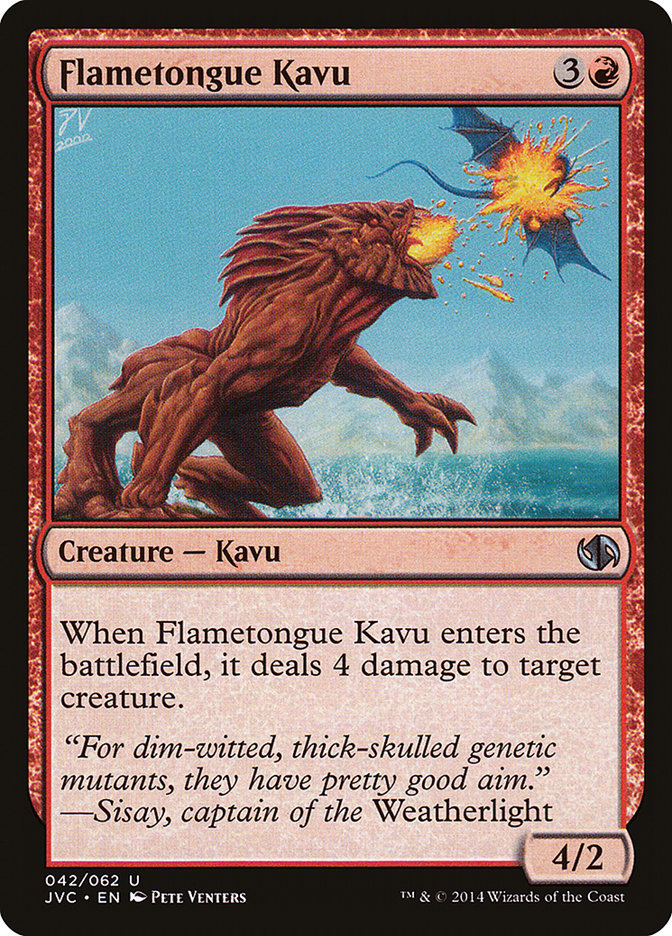 Flametongue Kavu [Duel Decks Anthology] | Good Games Morley