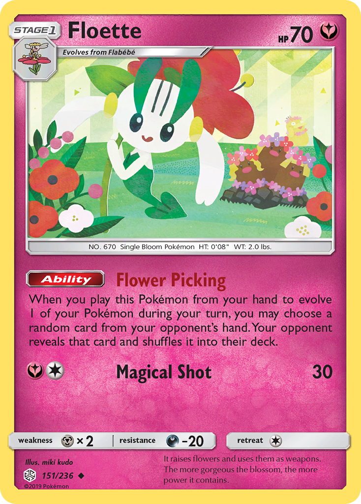 Floette (151/236) [Sun & Moon: Cosmic Eclipse] | Good Games Morley