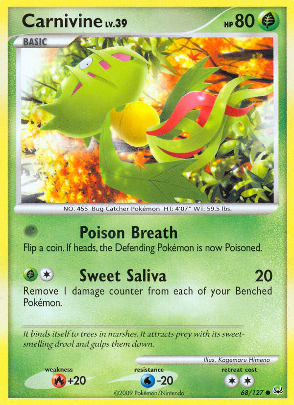 Carnivine (68/127) [Platinum: Base Set] | Good Games Morley