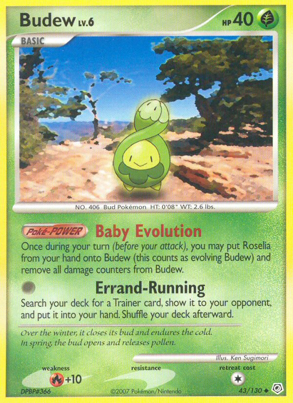 Budew (43/130) [Diamond & Pearl: Base Set] | Good Games Morley