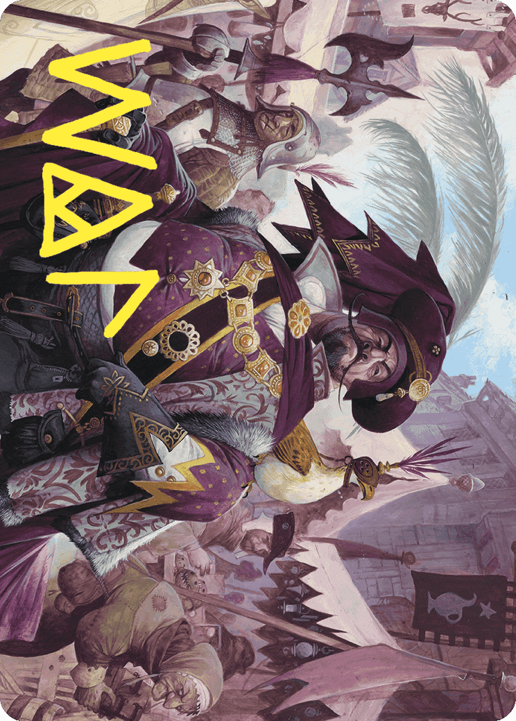 Discerning Financier Art Card (Gold-Stamped Signature) [Wilds of Eldraine Art Series] | Good Games Morley