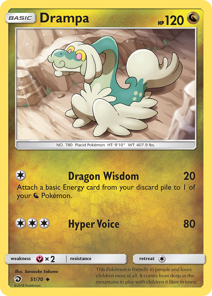 Drampa (51/70) [Sun & Moon: Dragon Majesty] | Good Games Morley