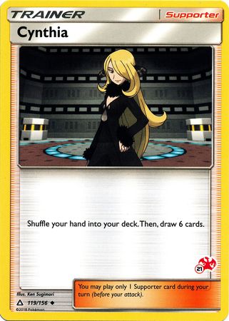 Cynthia (119/156) (Charizard Stamp #21) [Battle Academy 2020] | Good Games Morley