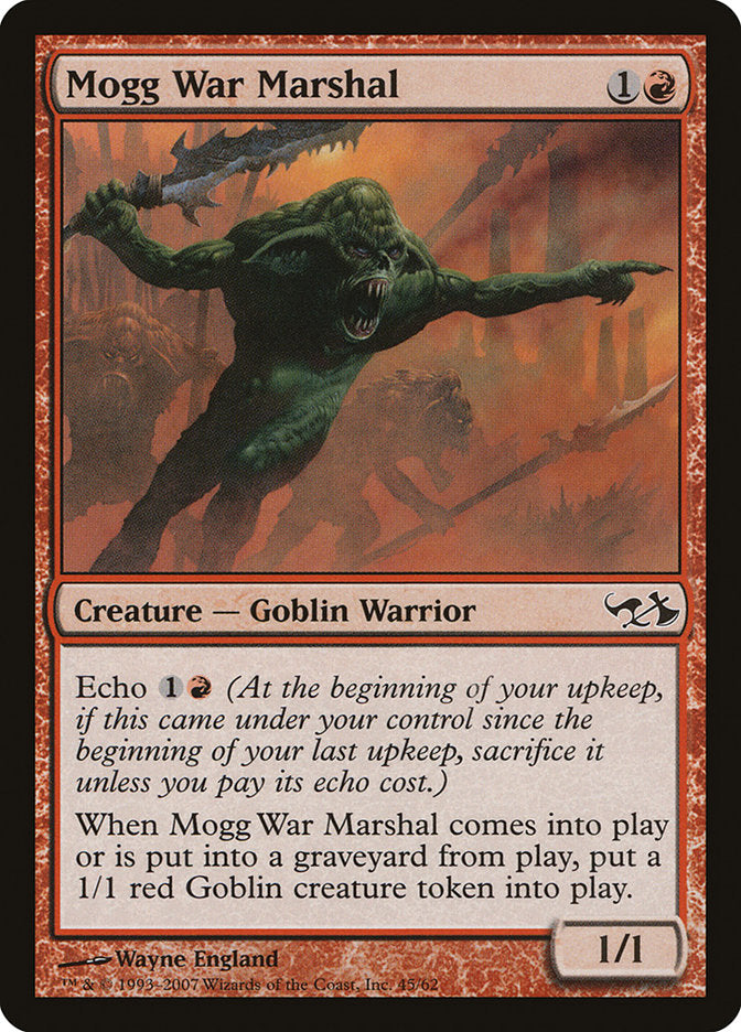 Mogg War Marshal [Duel Decks: Elves vs. Goblins] | Good Games Morley