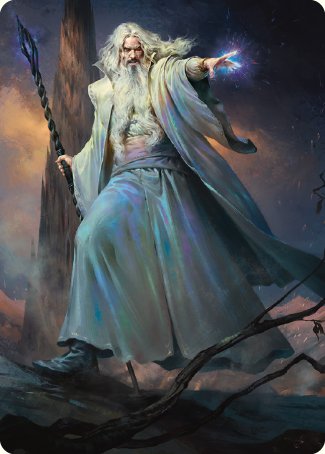 Saruman of Many Colors Art Card [The Lord of the Rings: Tales of Middle-earth Art Series] | Good Games Morley
