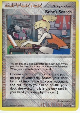 Bebe's Search (89/111) (League Promo) [Platinum: Rising Rivals] | Good Games Morley