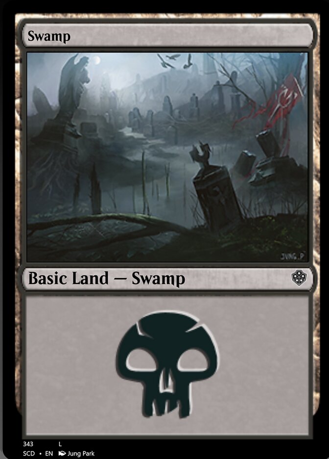 Swamp (343) [Starter Commander Decks] | Good Games Morley
