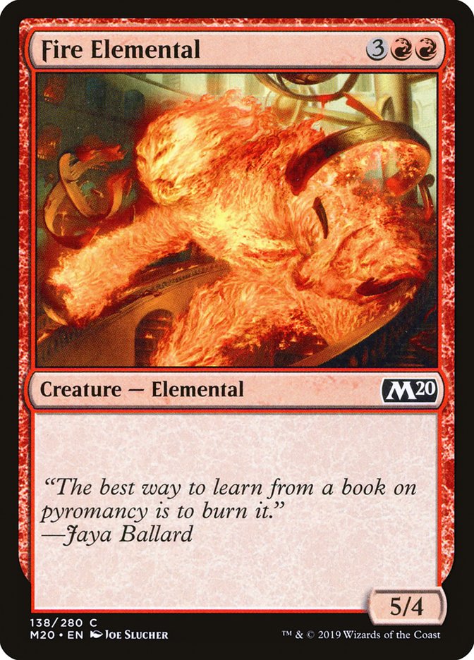 Fire Elemental [Core Set 2020] | Good Games Morley