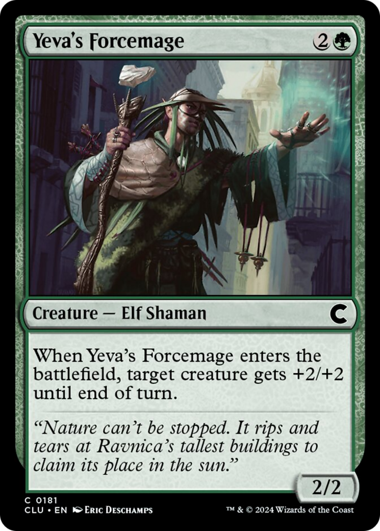 Yeva's Forcemage [Ravnica: Clue Edition] | Good Games Morley