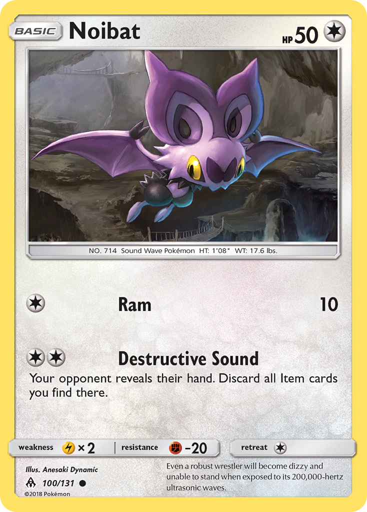 Noibat (100/131) [Sun & Moon: Forbidden Light] | Good Games Morley