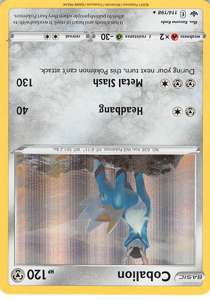 Cobalion (114/198) [Sword & Shield: Chilling Reign] | Good Games Morley