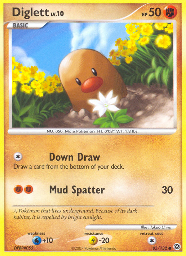 Diglett (85/132) [Diamond & Pearl: Secret Wonders] | Good Games Morley
