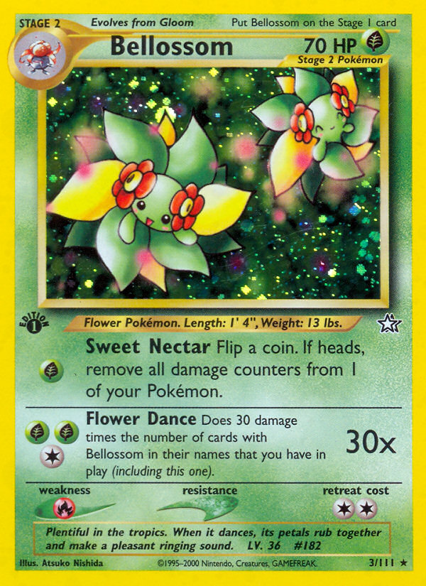 Bellossom (3/111) [Neo Genesis 1st Edition] | Good Games Morley