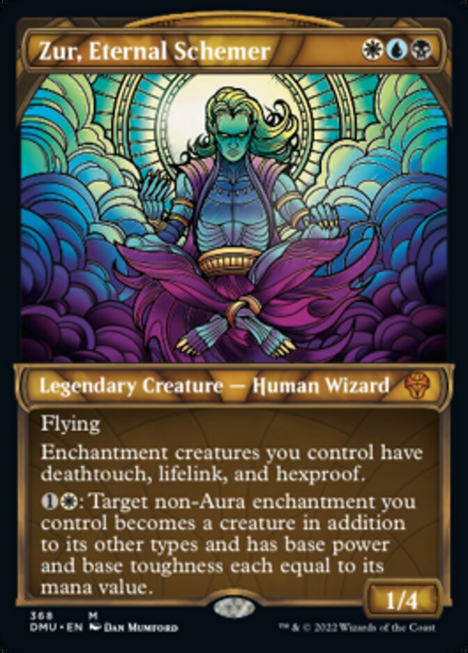 Zur, Eternal Schemer (Showcase Textured) [Dominaria United] | Good Games Morley