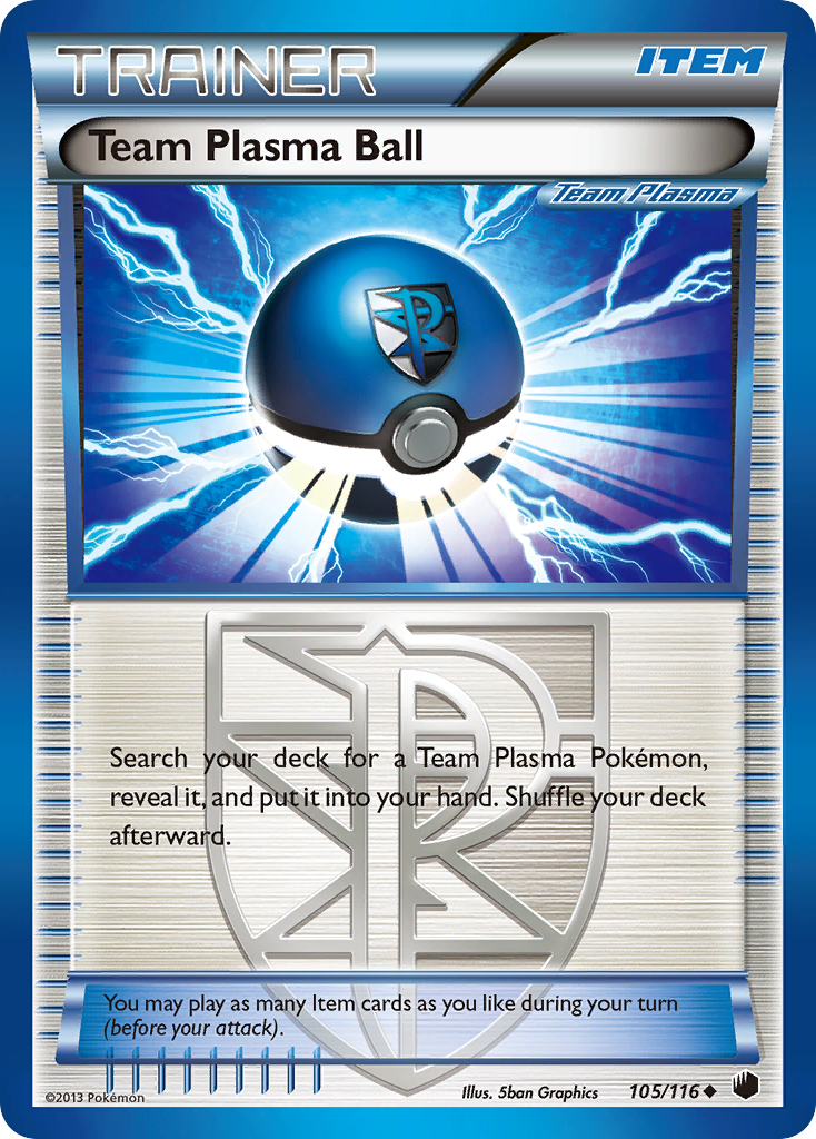 Team Plasma Ball (105/116) [Black & White: Plasma Freeze] | Good Games Morley
