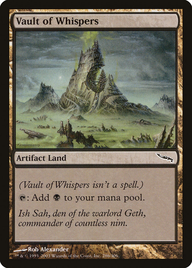 Vault of Whispers [Mirrodin] | Good Games Morley