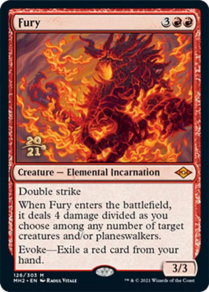 Fury [Modern Horizons 2 Prerelease Promos] | Good Games Morley