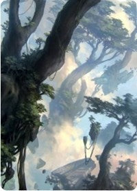 Forest 1 Art Card [Zendikar Rising Art Series] | Good Games Morley