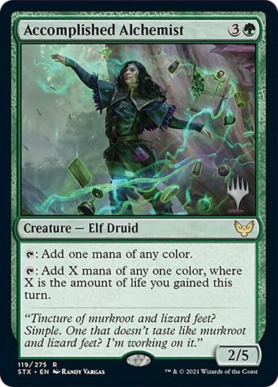 Accomplished Alchemist (Promo Pack) [Strixhaven: School of Mages Promos] | Good Games Morley