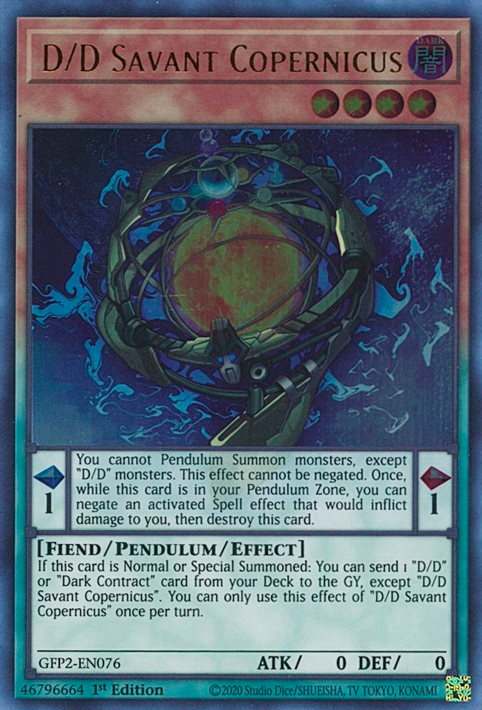 D/D Savant Copernicus [GFP2-EN076] Ultra Rare | Good Games Morley