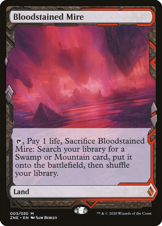 Bloodstained Mire (Expeditions) [Zendikar Rising Expeditions] | Good Games Morley