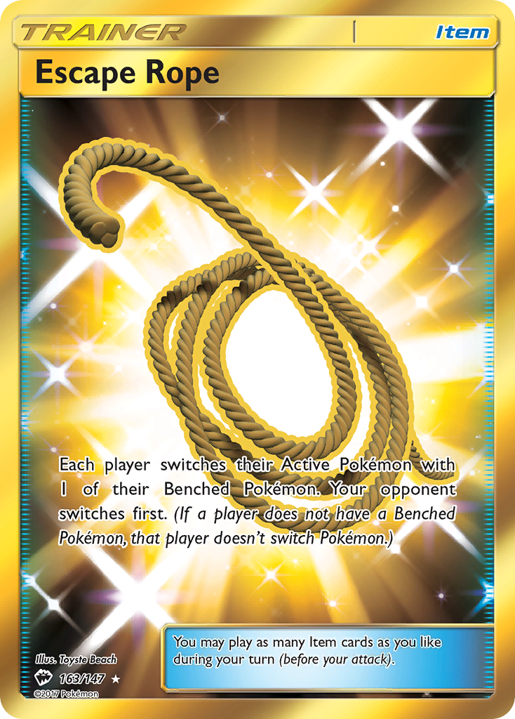 Escape Rope (163/147) [Sun & Moon: Burning Shadows] | Good Games Morley
