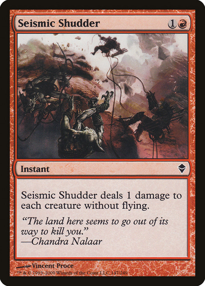 Seismic Shudder [Zendikar] | Good Games Morley
