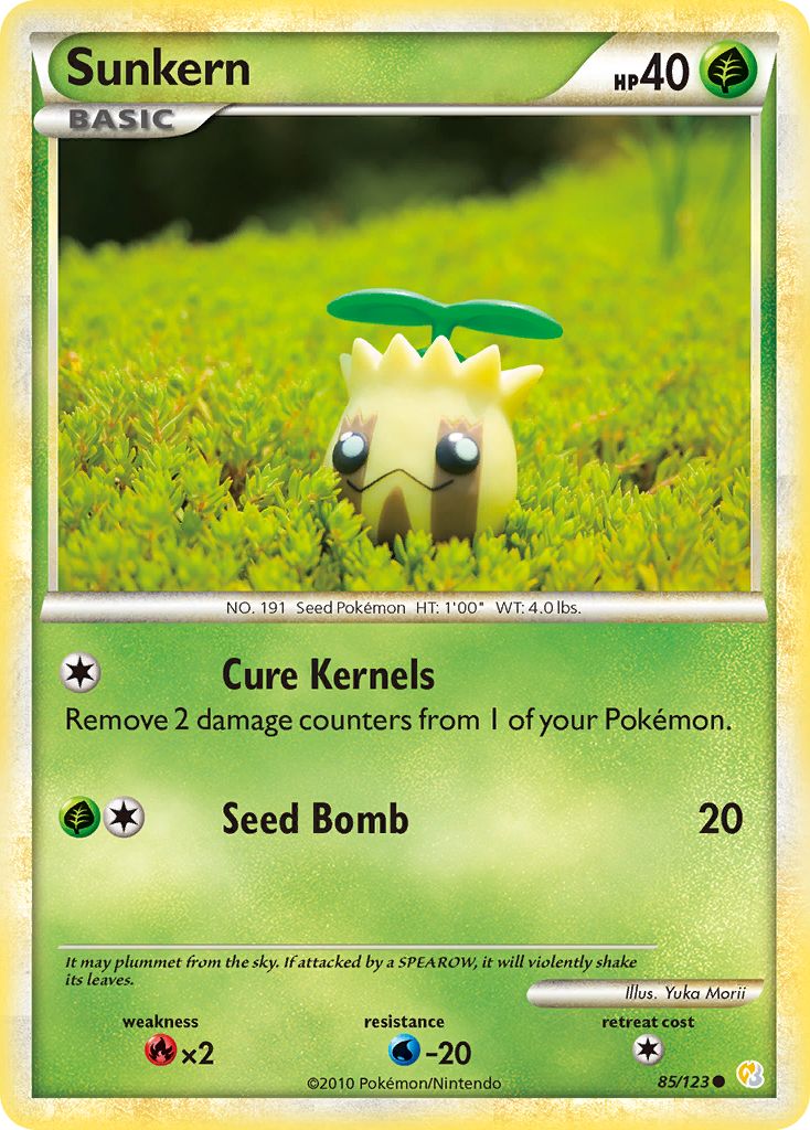 Sunkern (85/123) [HeartGold & SoulSilver: Base Set] | Good Games Morley