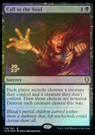Call to the Void [Commander Legends: Battle for Baldur's Gate Prerelease Promos] | Good Games Morley