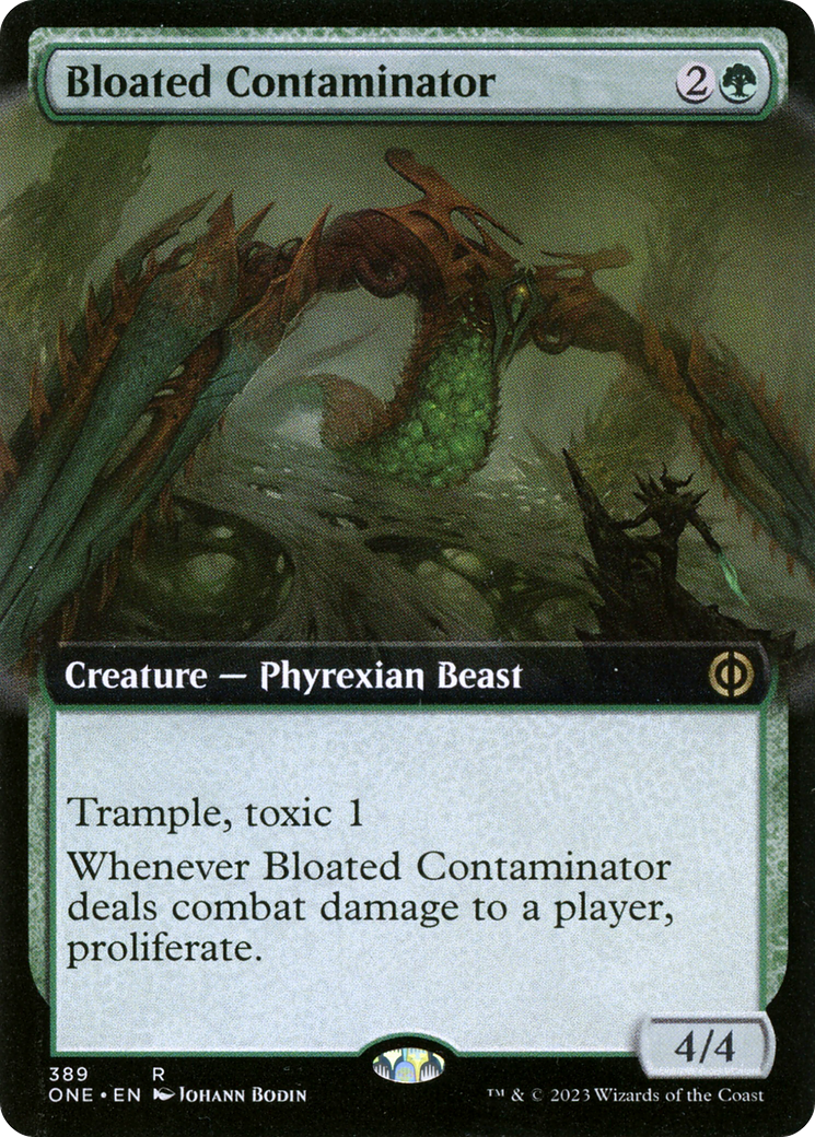 Bloated Contaminator (Extended Art) [Phyrexia: All Will Be One] | Good Games Morley