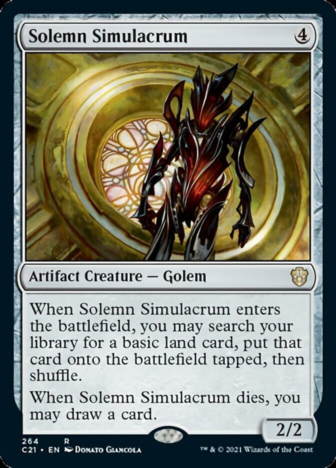 Solemn Simulacrum [Commander 2021] | Good Games Morley