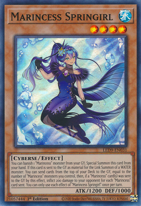 Marincess Springirl [LED9-EN031] Super Rare | Good Games Morley